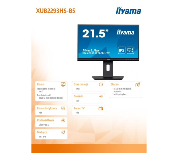 iiyama XUB2293HS-B5 - 1163371 - zdjęcie 10